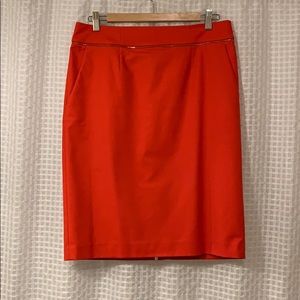 NWOT Calvin Klein Sexy Red Pencil Skirt